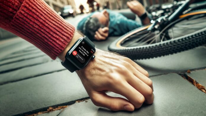 Detekcia pádu pre Apple Watch
