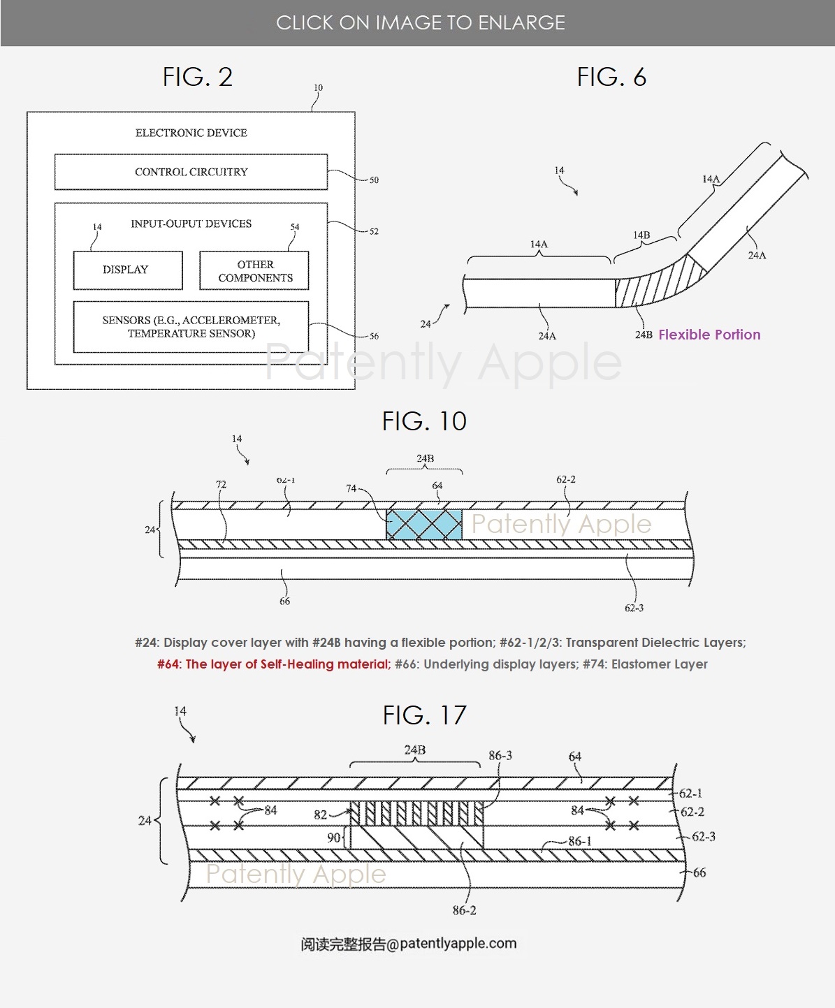 Skladací iPhone patent