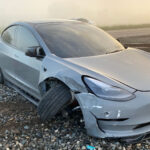 Tesla Model 3 nehoda