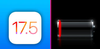 iOS 17.5 batéria