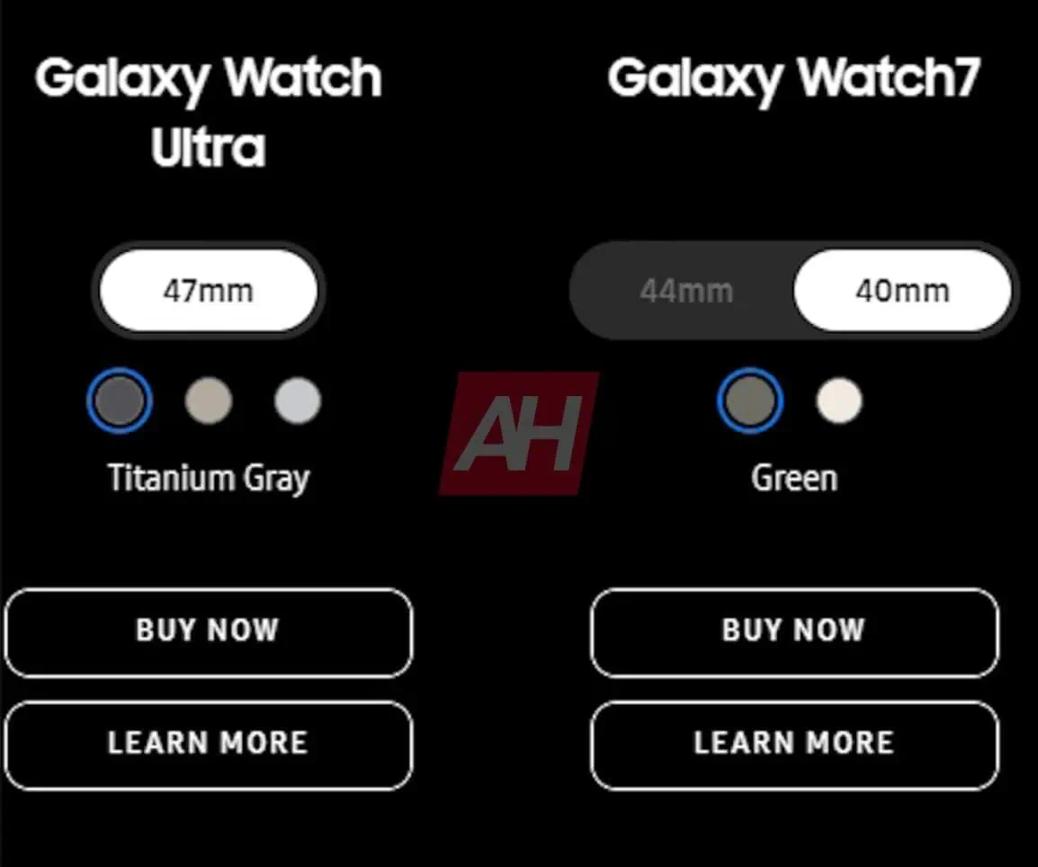 Samsung Galaxy Watch 7 a Samsung Galaxy Watch Ultra