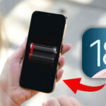 iOS 18 čas na vybitom iPhone