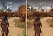 Assassin's Creed Mirage na iPhone 15 Pro Max