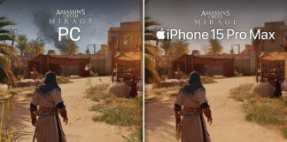 Assassin's Creed Mirage na iPhone 15 Pro Max