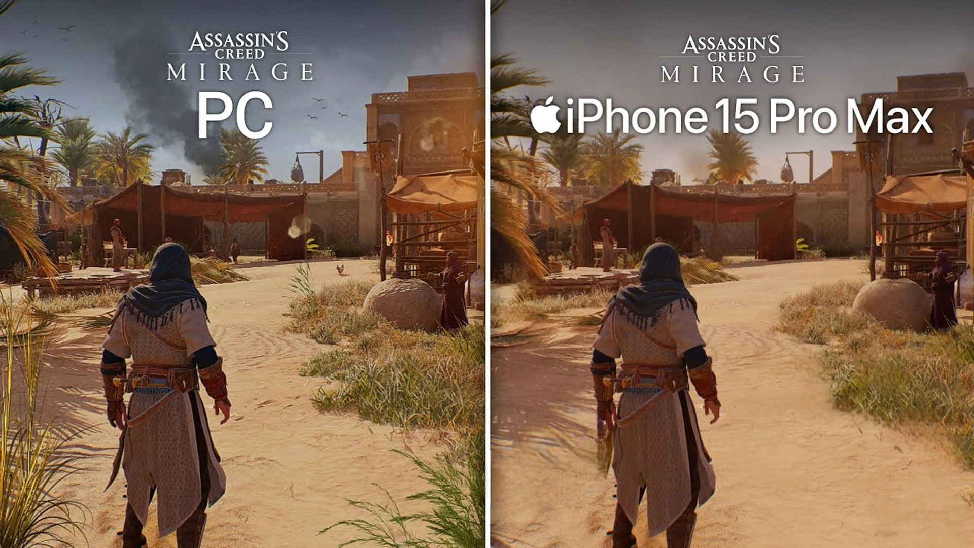 Assassin's Creed Mirage na iPhone 15 Pro Max