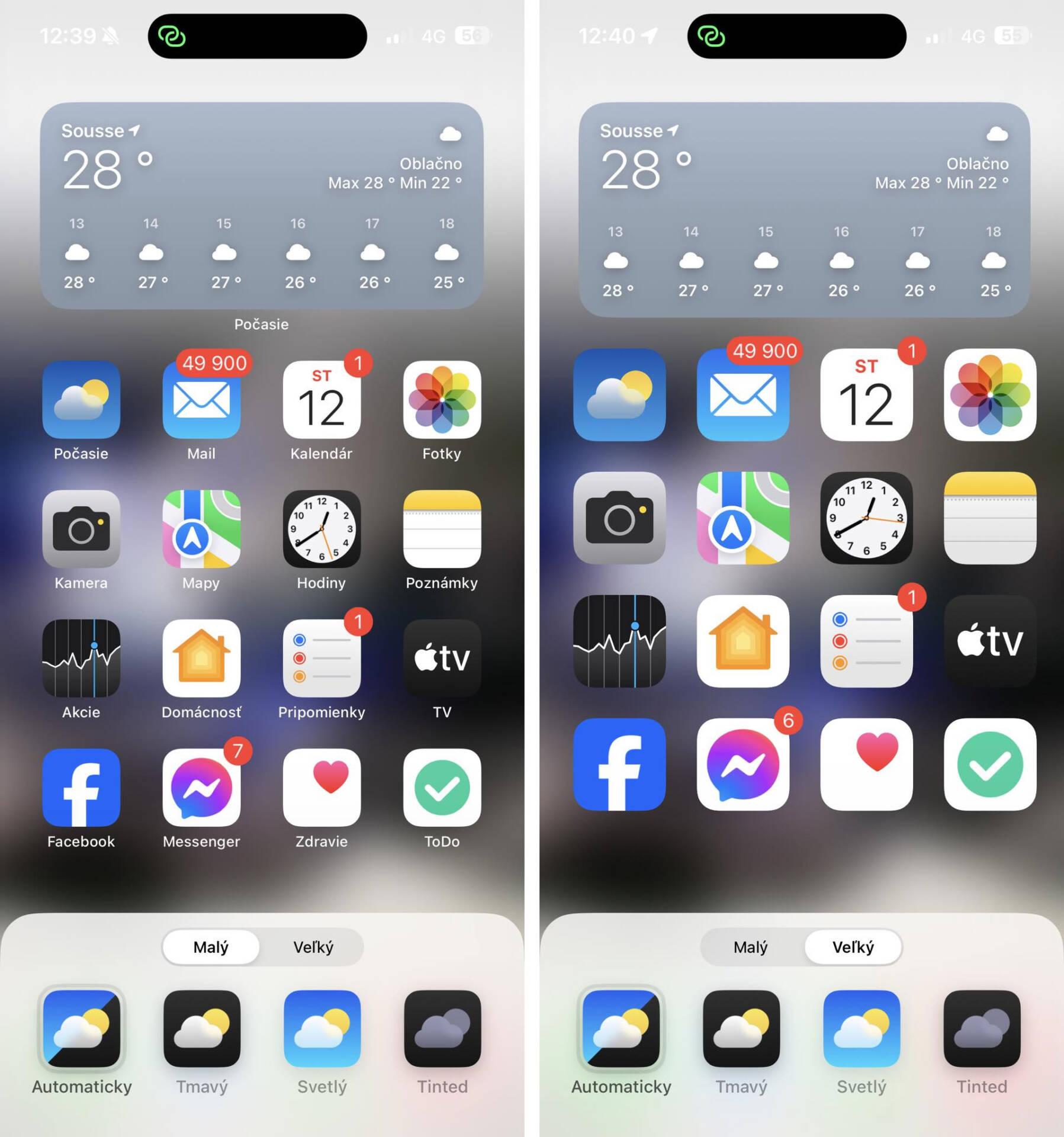 Apple ikony iOS 18