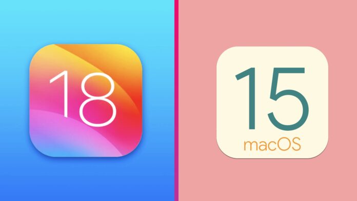 iOS 18 a macOS 15