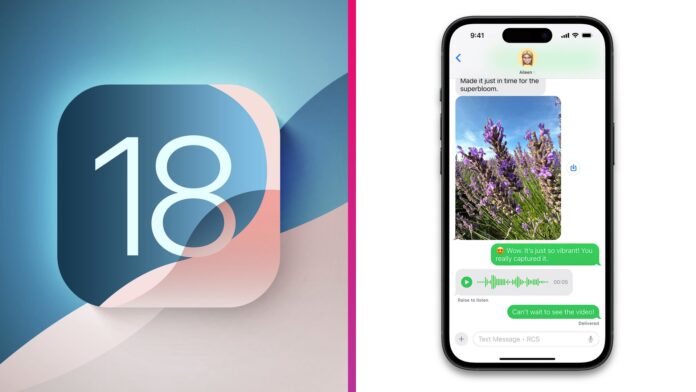 iOS 18 RCS Správy