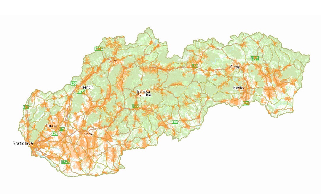 Orange 5G sieť pokrytie