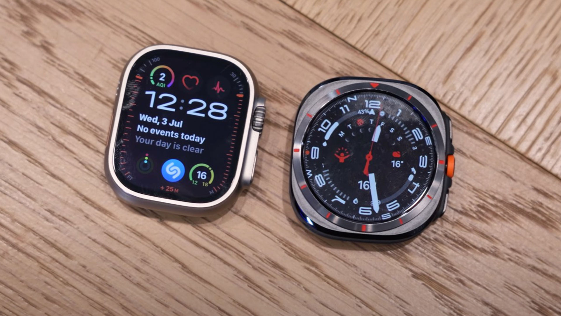 Samsung Galaxy Watch Ultra vs Apple Watch Ultra 2