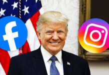 Donald Trump Facebook a Instagram