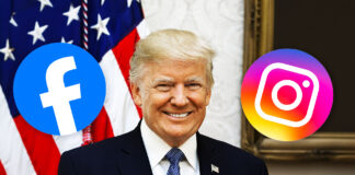 Donald Trump Facebook a Instagram