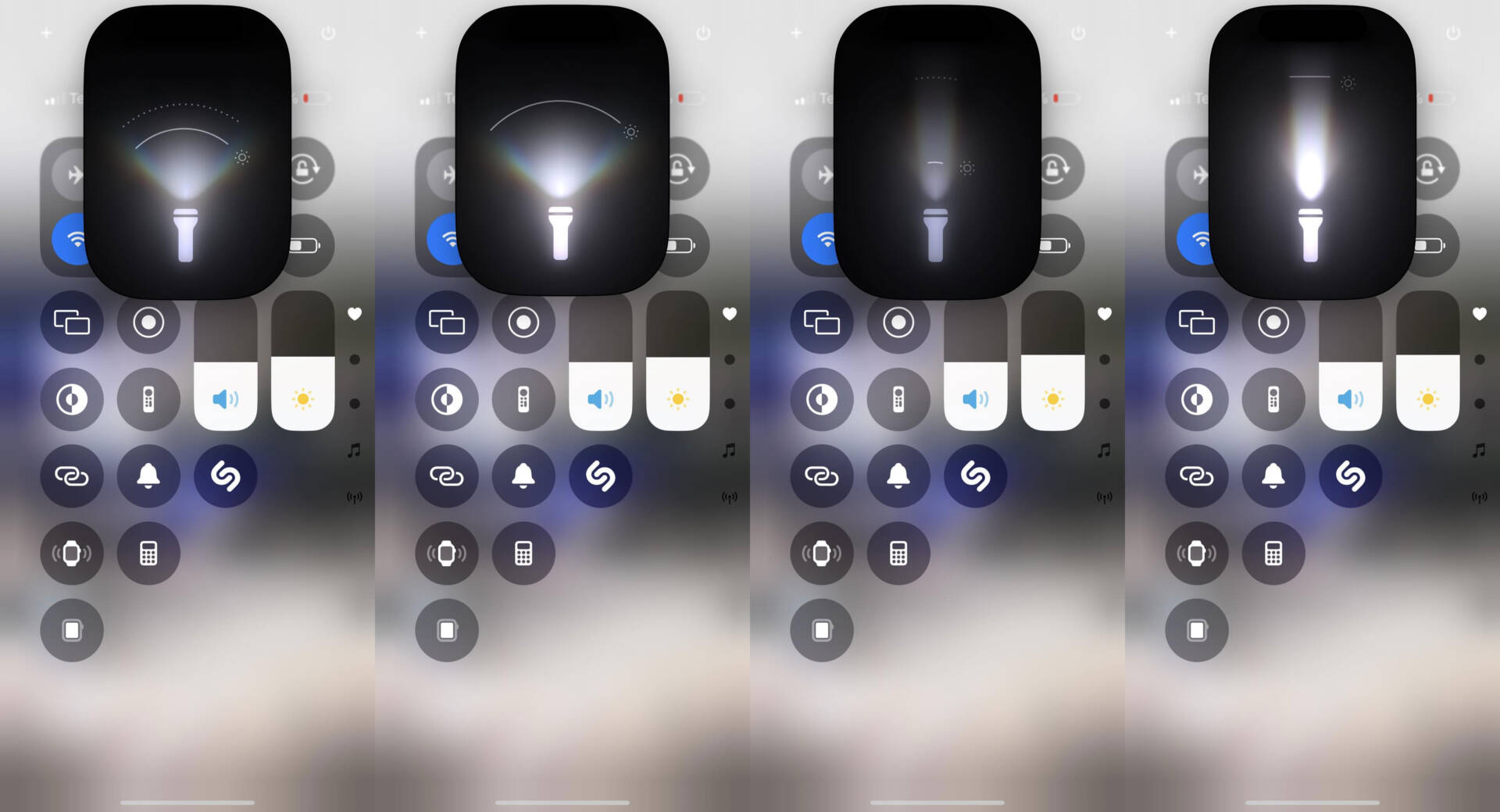 iOS 18 svetlo