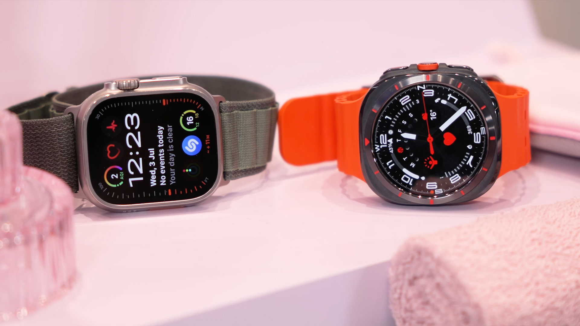 Samsung Galaxy Watch Ultra vs Apple Watch Ultra 2