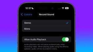 iOS 18 audio playback