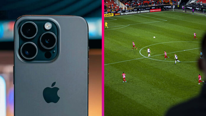 iPhone futbal rozhodca