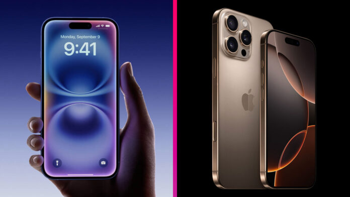 iPhone 16 a iPhone 16 Pro