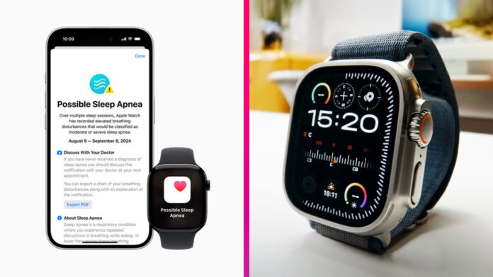 Apple Watch spánkové apnoe