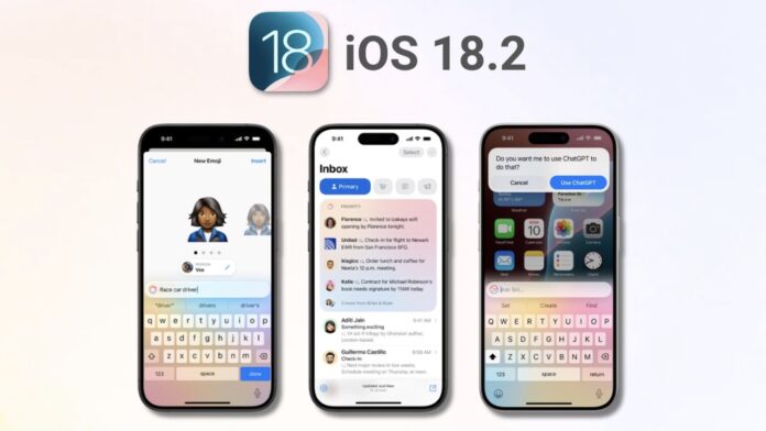 iOS 18.2 funkcie