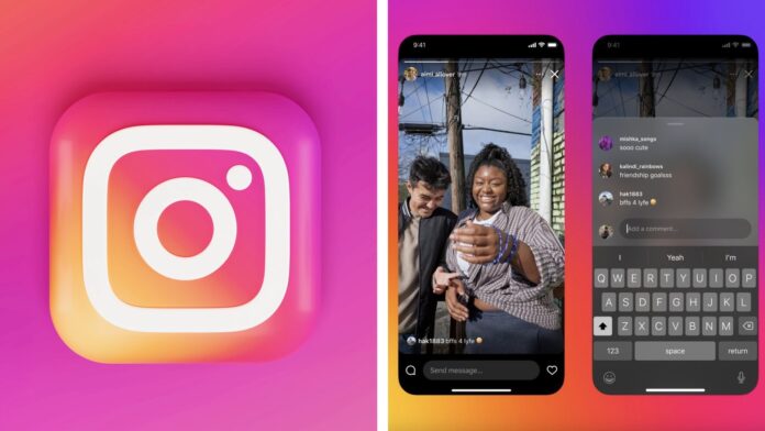 Instagram komentáre na Stories