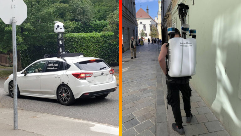 Exkluzívne: Takto Apple fotí Slovensko do svojej „Street View“ služby pomocou áut a chodcov