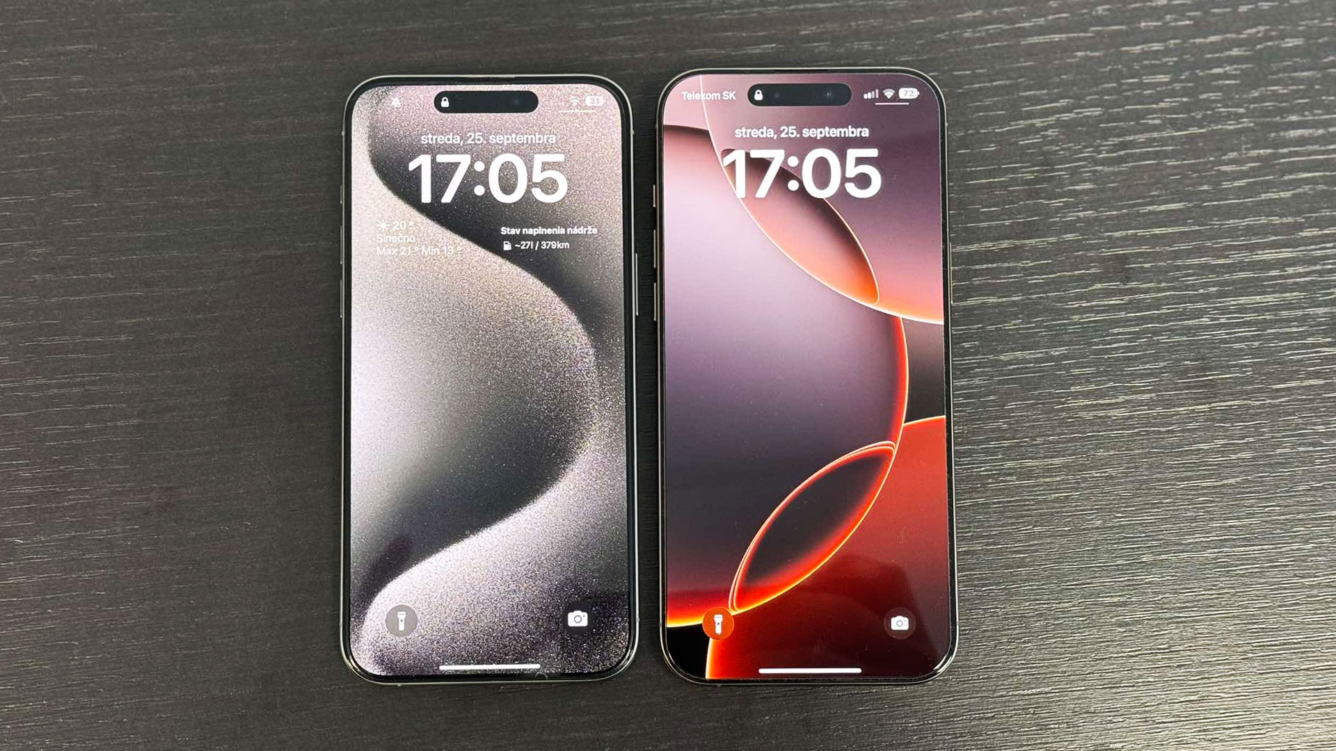 iPhone 15 Pro Max vs iPhone 16 Pro Max rozmery