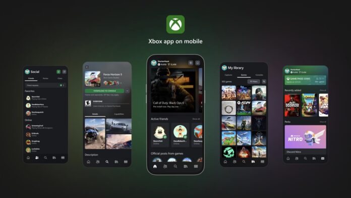 Xbox mobilná aplikácia