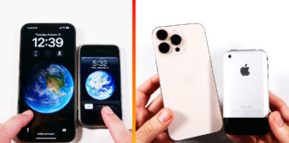 iPhone 2G vs iPhone 16 Pro Max