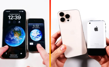 iPhone 2G vs iPhone 16 Pro Max