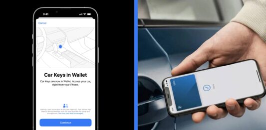 Digitálny kľúč od auta v Apple Wallet