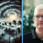 Hurikán Milton na Floride a Tim Cook