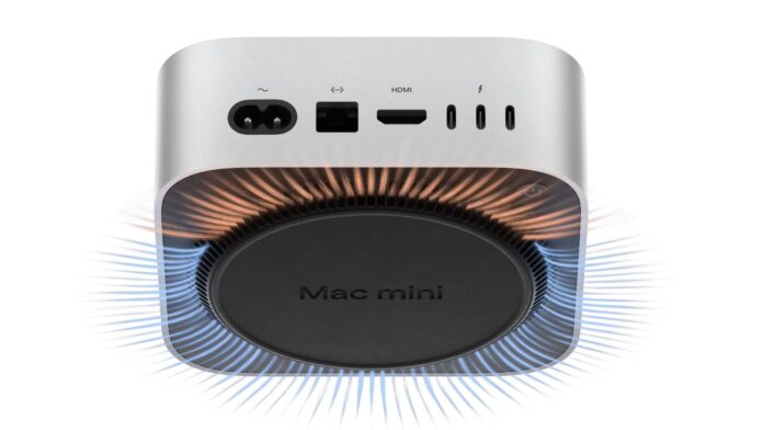 Tepelné ovádzanie Mac mini 2024