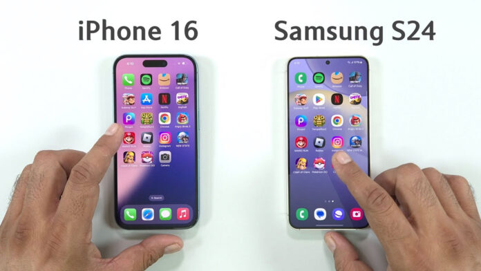 iPhone 16 vs Samsung Galaxy S25