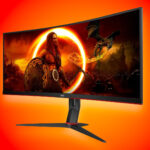 34″ zakrivený monitor AOC kúpite šialene lacno. Má 2K rozlíšenie a 180 Hz AOC monitor