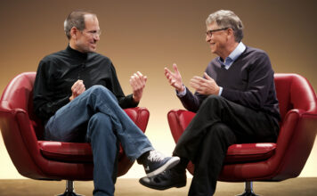 Steve Jobs a Bill Gates