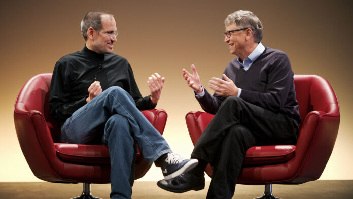 Steve Jobs a Bill Gates