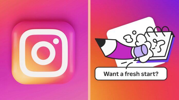 Instagram feed reset