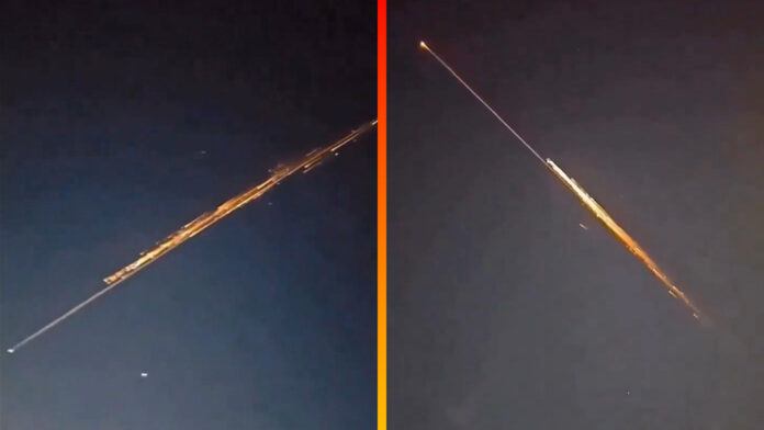 Satelit zhorel v zemskej atmosfére