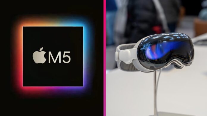 Apple Vision Pro s čipom M5