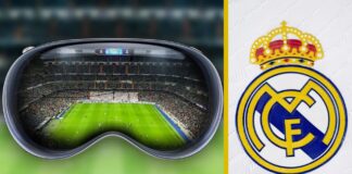 Apple Vision Pro Real Madrid