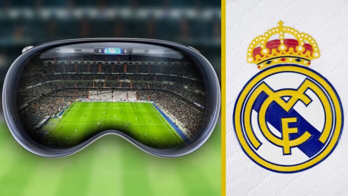 Apple Vision Pro Real Madrid