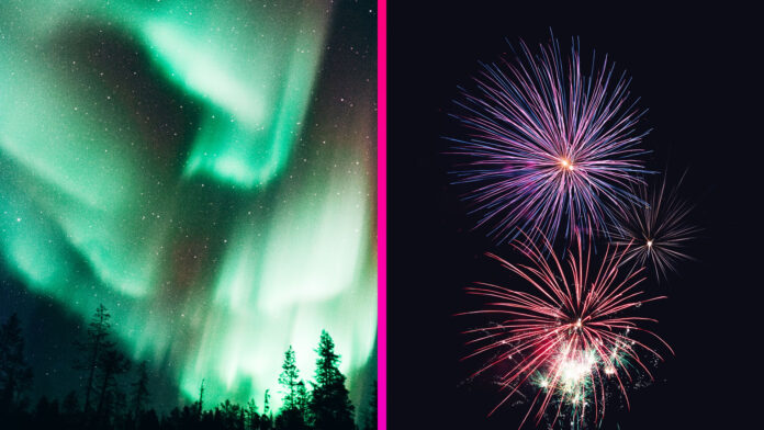 Polárna žiara silvester 2025
