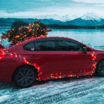 Auto vianočný stromček