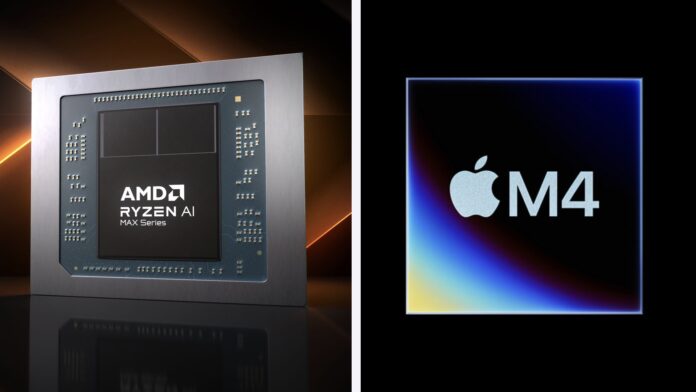Čipy AMD Ryzen AI Max a Apple Silicon M4