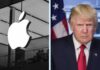 Logo Apple a Donald Trump