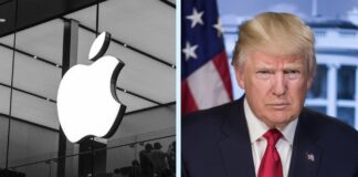 Logo Apple a Donald Trump