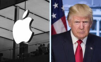 Logo Apple a Donald Trump