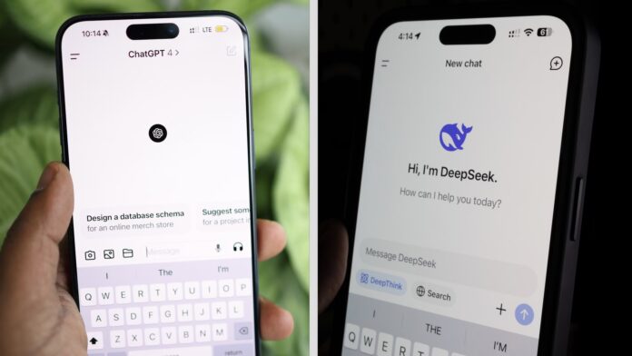ChatGPT vs DeepSeek