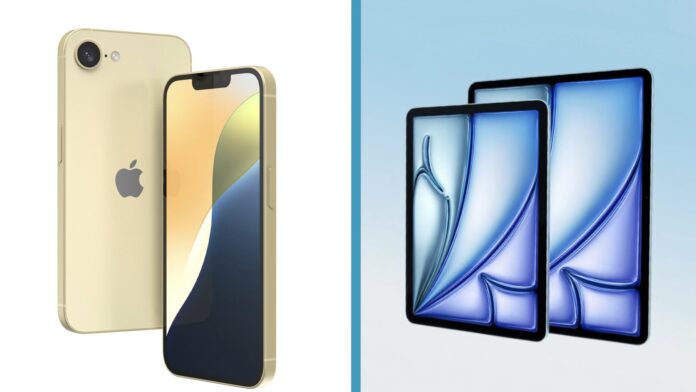 iPhone SE 4 a iPad Air