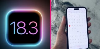 Kalendár v iOS 18.3